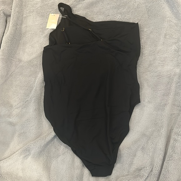 NWT Andie Swim Wyndwood One Shoulder One Piece Swimsuit - Picture 4 of 7